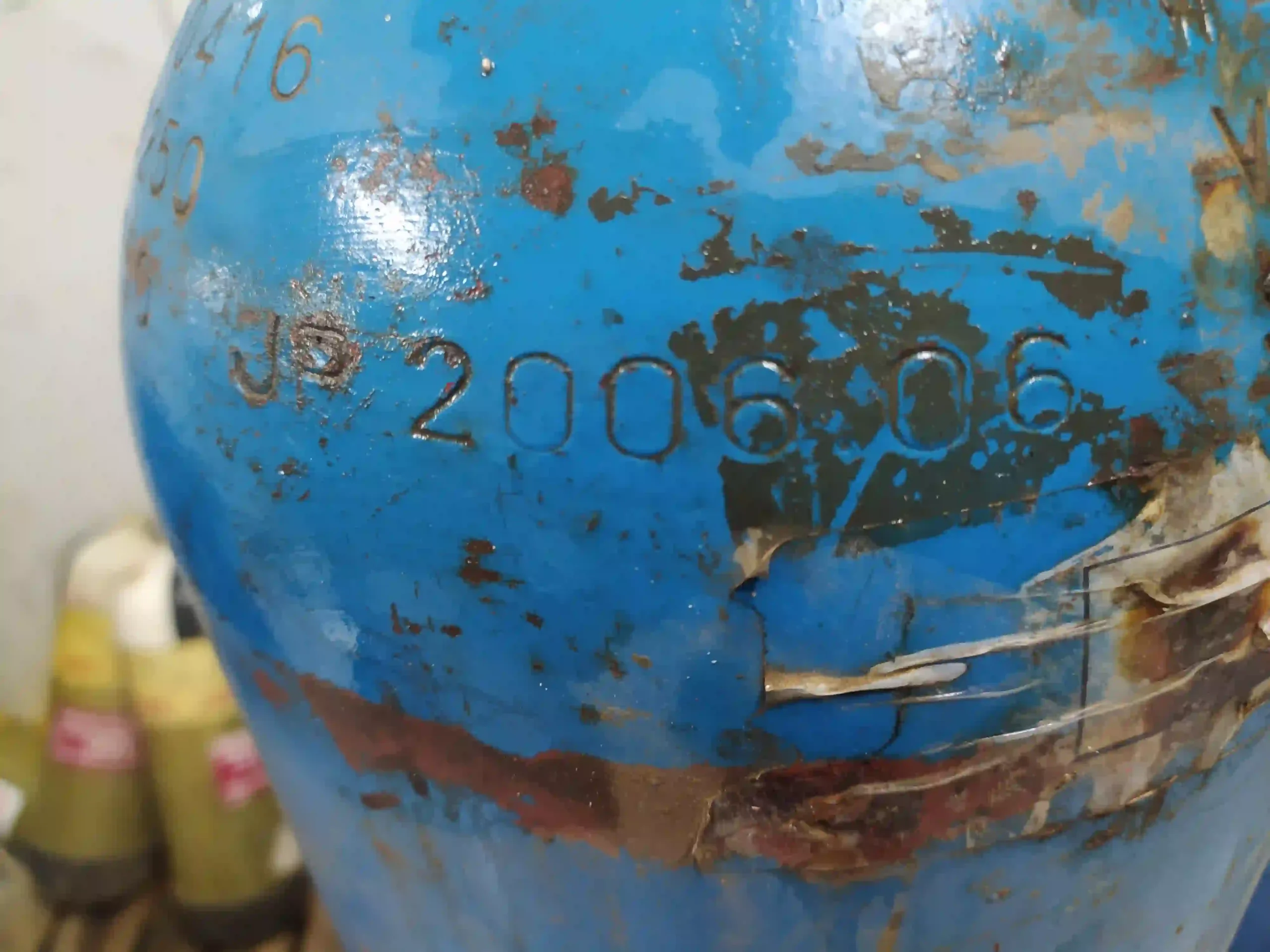 serial number hydrotest tabung oksigen cascade sertifikat disnakertrans