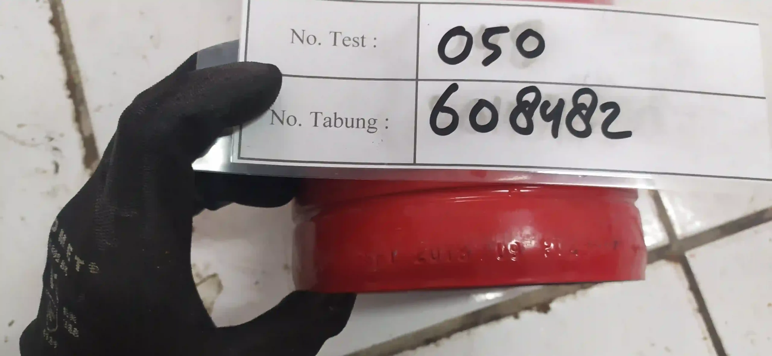 serial number hydrotest tabung apar servvo sertifikat disnakertrans