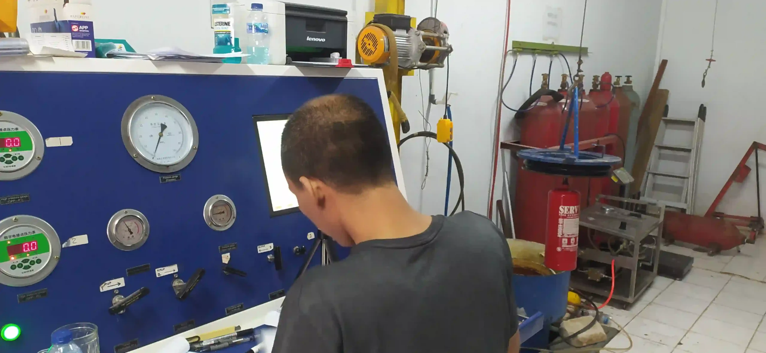 jasa hydrotest tabung apar sistem komputer sertifikat disnakertrans kemenakertrans