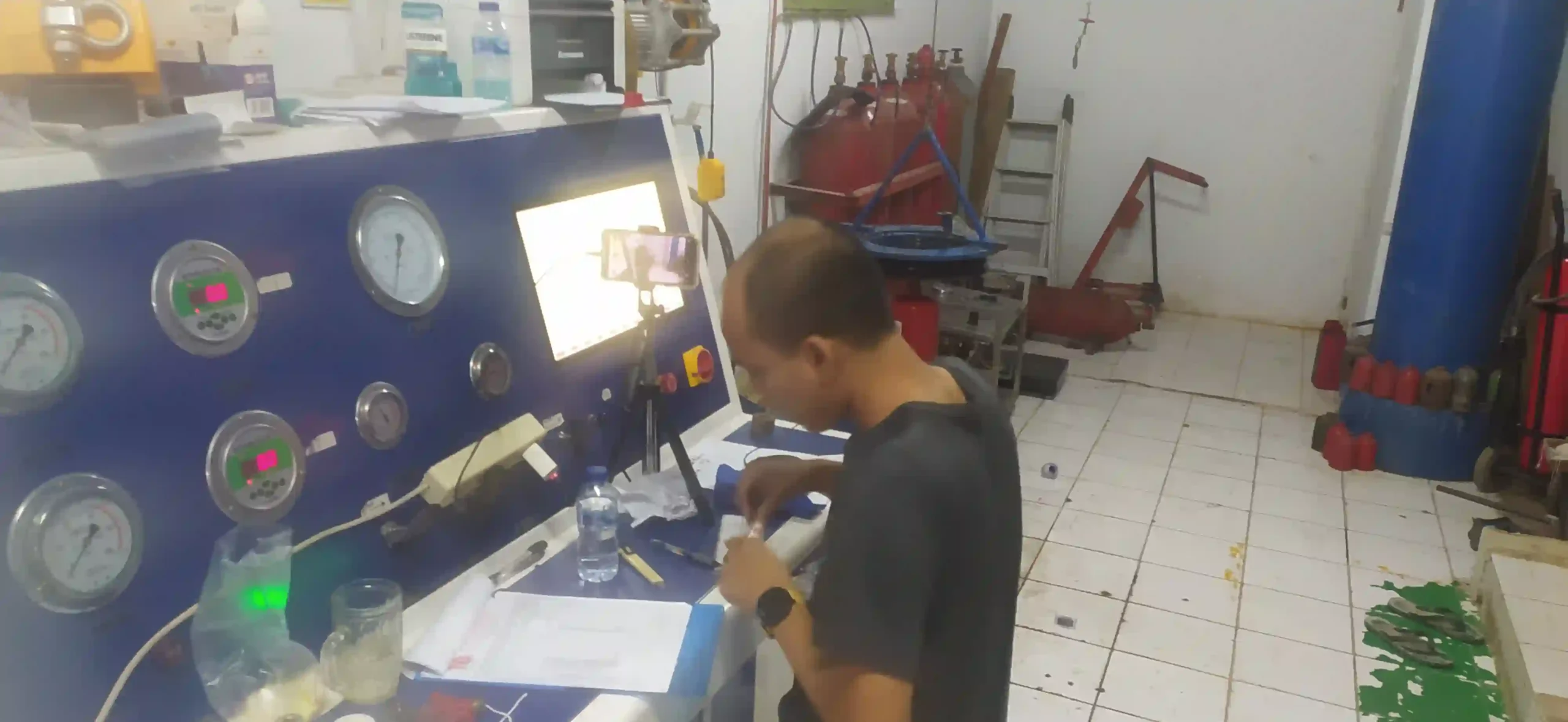 jasa hydrotest tabung apar sistem komputer sertifikat disnakertrans kemenakertrans