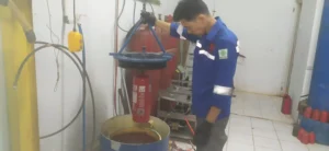 proses hydrotest tabung apar servvo 6 kg